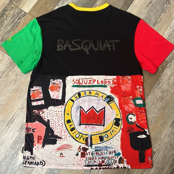 Diamond supply x Basquiat collab new york street art shirt large rare collab π - Picture 3 of 13